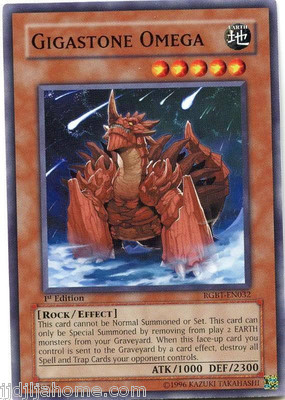 RGBT EN032 1ST ED 3X GIGASTONE OMEGA COMMON CARDS-image