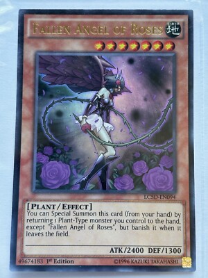 Yu-Gi-Oh Fallen Angel of Roses LC5D-EN094 Ultra Rare 1st Edition NM-image