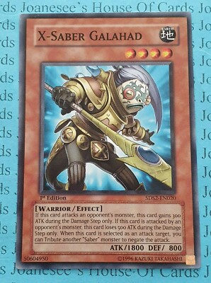 X-Saber Galahad 5DS2-EN020 Yu-Gi-Oh Card 1st Edition New-image