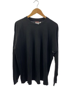 Q-TEES of California long sleeve T t-shirt XL cotton Black Used-image