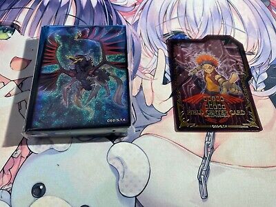 YuGiOh 5D’s Black-Winged Dragon Card Sleeve protector 70 PCS + Field Center Card-image