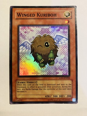 Yu-Gi-Oh! TCG Winged Kuriboh GX Duel Academy GBA Promo GX1-EN002 Limited...-image