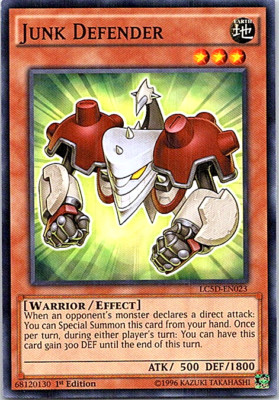Junk Defender LC5D-EN023 Yu-Gi-Oh! Light Play 1st Edition-image