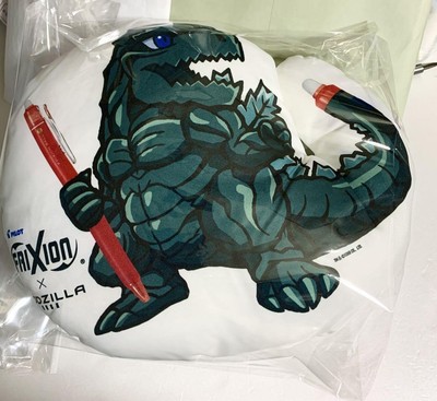 Godzilla Cushion - Novelty Monster Plush Pillow, Used, Authentic Product-image