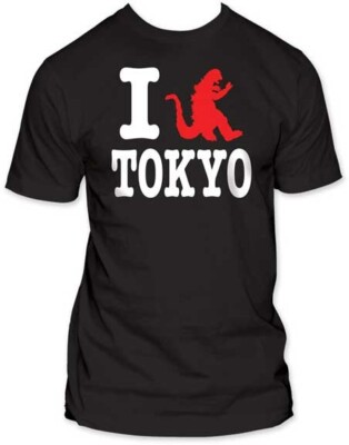 I Love Tokyo Godzilla T-Shirt Black I GODZILLA TOKYO-image