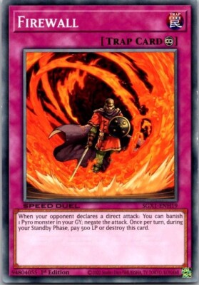 Firewall SGX1-ENH19 Speed Duel GX: Duel Academy Box 1st Edition-image