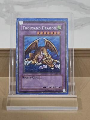  2002 Thousand Dragon MRD-143 Yu-Gi-Oh Card. HOLOGRAPHIC. -image