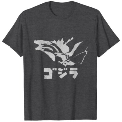 Godzilla Logo Vintage Unisex T-Shirt Full Sizes S - 5XL Multicolor-image