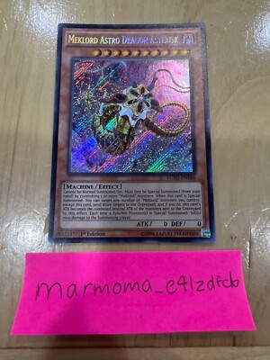 Yugioh! Meklord Astro Dragon Asterisk LC5D-EN186 Secret Rare 1st Edition NM-image