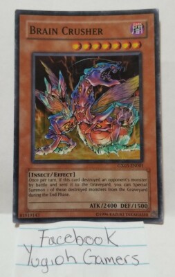 YUGIOH BRAIN CRUSHER GX03-EN001  PLAYED SUPER -image