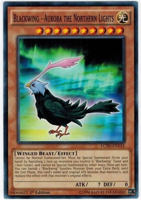 1 x Blackwing - Aurora the Northern Lights - LC5D-EN124 - Common - 1st Edition N-image