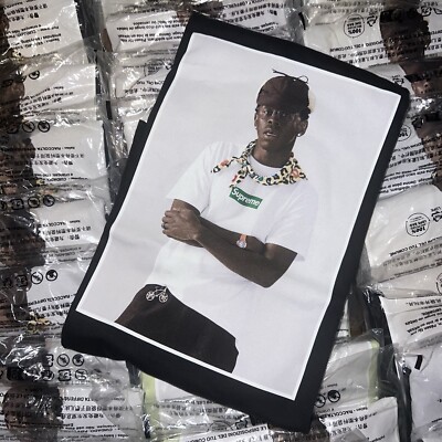 Supreme Tyler Creator Tee Navy Size: Large-image
