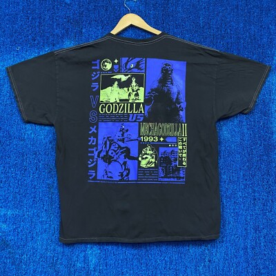 with defects Godzilla vs Mechagodzilla II 1993 Kaiju Movie Promo Tee XL-image