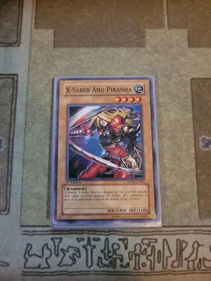 YUGIOH X-SABER ANU PIRANHA 5DS2-EN004 COMMON 1ST ED NM-image