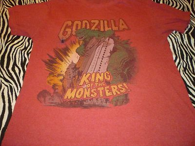 Godzilla Shirt ( Used Size L ) Used Condition!!!-image