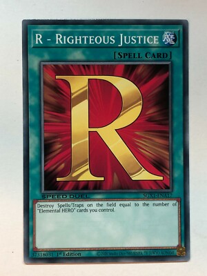 Yu-Gi-Oh! Speed Duel GX: Duel Academy R - Righteous Justice SGX1-ENA17 NM/M-image