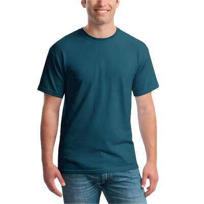 Men's Cotton Round Neck Sports T-Shirt for Running and Fitness Training, Short S-image