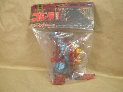 CCP Middle Size Series Godzilla EX 5th 2001 Retro Red Clear PVC Figure 130mm New-image