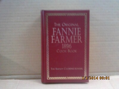 The Original Fannie Farmer 1896 Cookbook : The Boston Cooking School 2002-image
