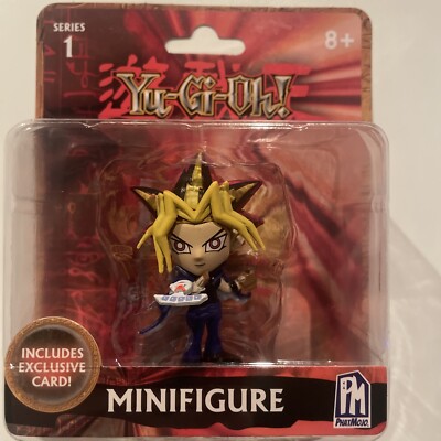 2020 Phat Mojo  Series 1 YuGiOh ( Yami Yugi) Mini Figure exclusive Card-image