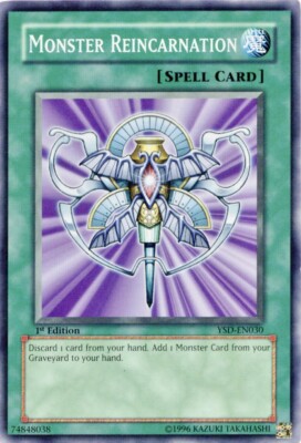 Monster Reincarnation - YSD-EN030 - Common - Unlimited Edition x1 - NM/LP-image
