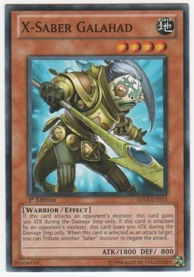 X-Saber Galahad - 5DS3-EN013 - Common - 1st Edition - Heavily Played-image