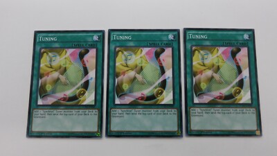 3x  TUNING  SPELL CARD 1ST EDITION  LC5D-EN049 COMMON  YUGIOH  NM  UNPLAYED-image