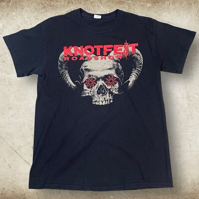 2019 SLIPKNOT Knot Fest T-Shirt Size M Volbeat Gojira Behemoth Band Concert Tour-image