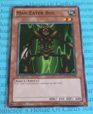 Man-Eater Bug 5DS3-EN006 Yu-Gi-Oh Card 1st Edition New-image