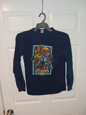 Rare Godzilla Final Wars Long Sleeve Graphic Shirt Boy's Small-image