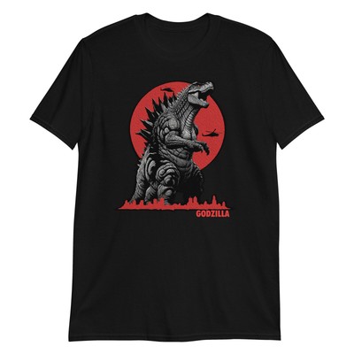 Godzilla Vintage Retro Graphic - Unisex T-Shirt-image