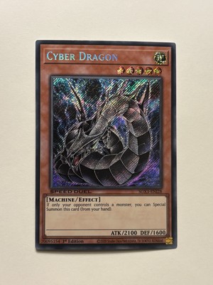 Cyber Dragon (Secret Rare) SGX3-ENI28 Speed Duel GX: Duelists of Shadows 1st...-image