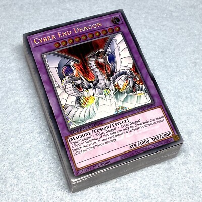 Yugioh GX Premium Zane Truesdale 69 Card Deck Cyber End Dragon + Extras-image