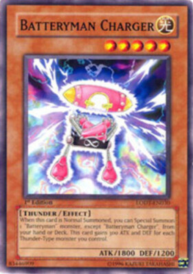Batteryman Charger - LODT-EN030 - Common - Unlimited Edition LP YuGiOh!  Booster-image