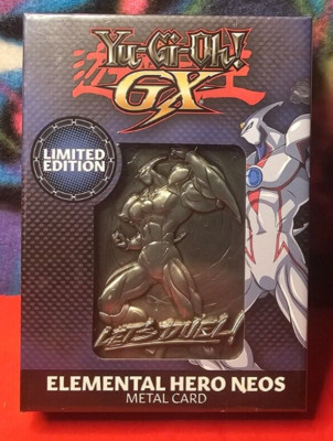 Yu-Gi-Oh! GX Limited Edition Elemental Hero Neos Metal Card (Only 5,000 Made)-image