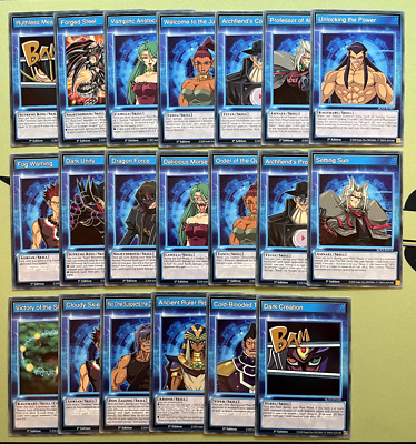 Yugioh SPEED DUEL - GX DUELISTS OF SHADOWS - SGX3 - 20 SKILL CARDS COMPLETE SET-image