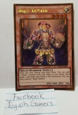 YUGIOH BUJIN YAMATO PGL2 GOLD LIGHT PLAYED-image