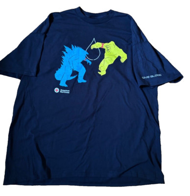 American Red Cross GODZILLA x KONG Empire Movie T-Shirt Med-image