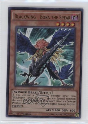 2014 Yu-Gi-Oh! Legendary Collection 5Ds Blackwing - Bora the Spear UR 0d08-image