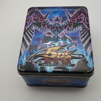 YU-GI-OH! COLLECTOR'S TIN Earthbound Immortals 5DS VINTAGE *No Cards, Tin Only*-image