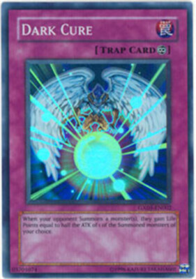 Yugioh! HP Dark Cure - GX05-EN002 - Super Rare - Limited Edition Heavily Played,-image
