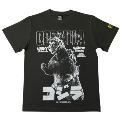 HARDCC Godzilla (1954) (White Line, Hot Line, Sumi) T-shirt Japan New-image