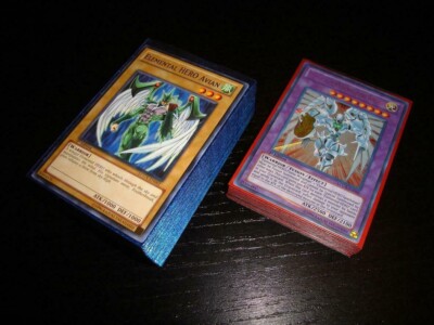 Yugioh GX Complete Jaden Yuki Elemental Hero Deck! Shining Flare **HOT** + Bonus-image