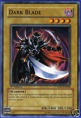 5DS1-EN004 Yu-Gi-Oh! Monster Card DARK BLADE 1st Edition WARRIOR Mint / NM-image