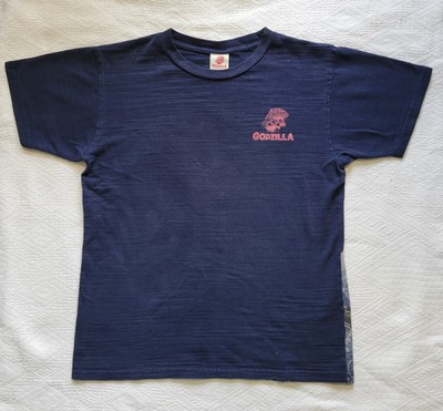 Vintage Godzilla T Shirt Wave Mt. Fuji Graphic Japan Toho Size M-image