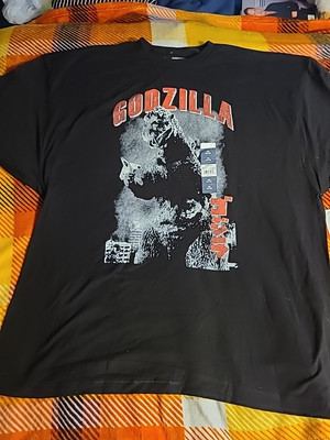 GODZILLA Men’s 3XL Graphic T-Shirt Short Sleeve Officially Licensed Black-image