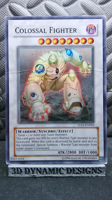 | Yugioh Colossal Fighter 5DS1-EN043 Super Rare 5Ds 2008 Starter Deck  HP 🔥 |-image