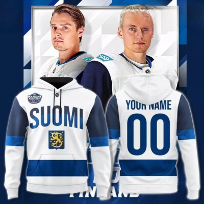 Finland National Ice Hockey Team 4 Nations Face-Off 2025 Limited Hoodie-image