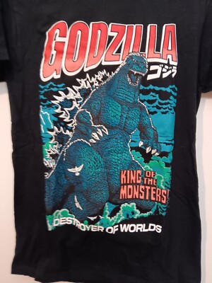 GODZILLA KING OF THE MONSTERS T-SHIRT SIZE SMALL DESTROYER OF WORLDS-image