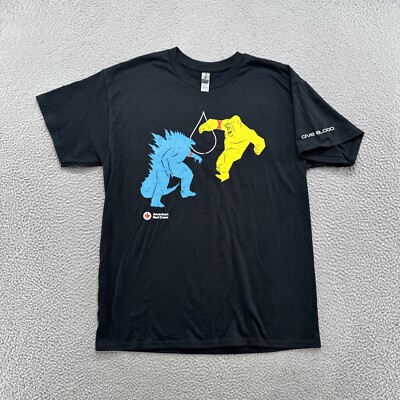 American Red Cross GODZILLA x KONG Movie The New Empire T-Shirt Size Large NWOT-image
